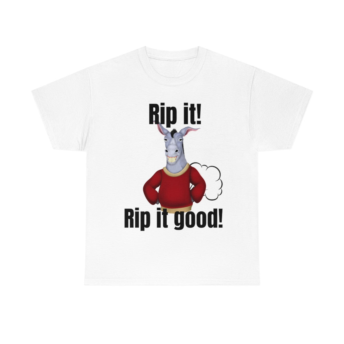 Rip it! Funny Unisex Heavy Cotton Tee