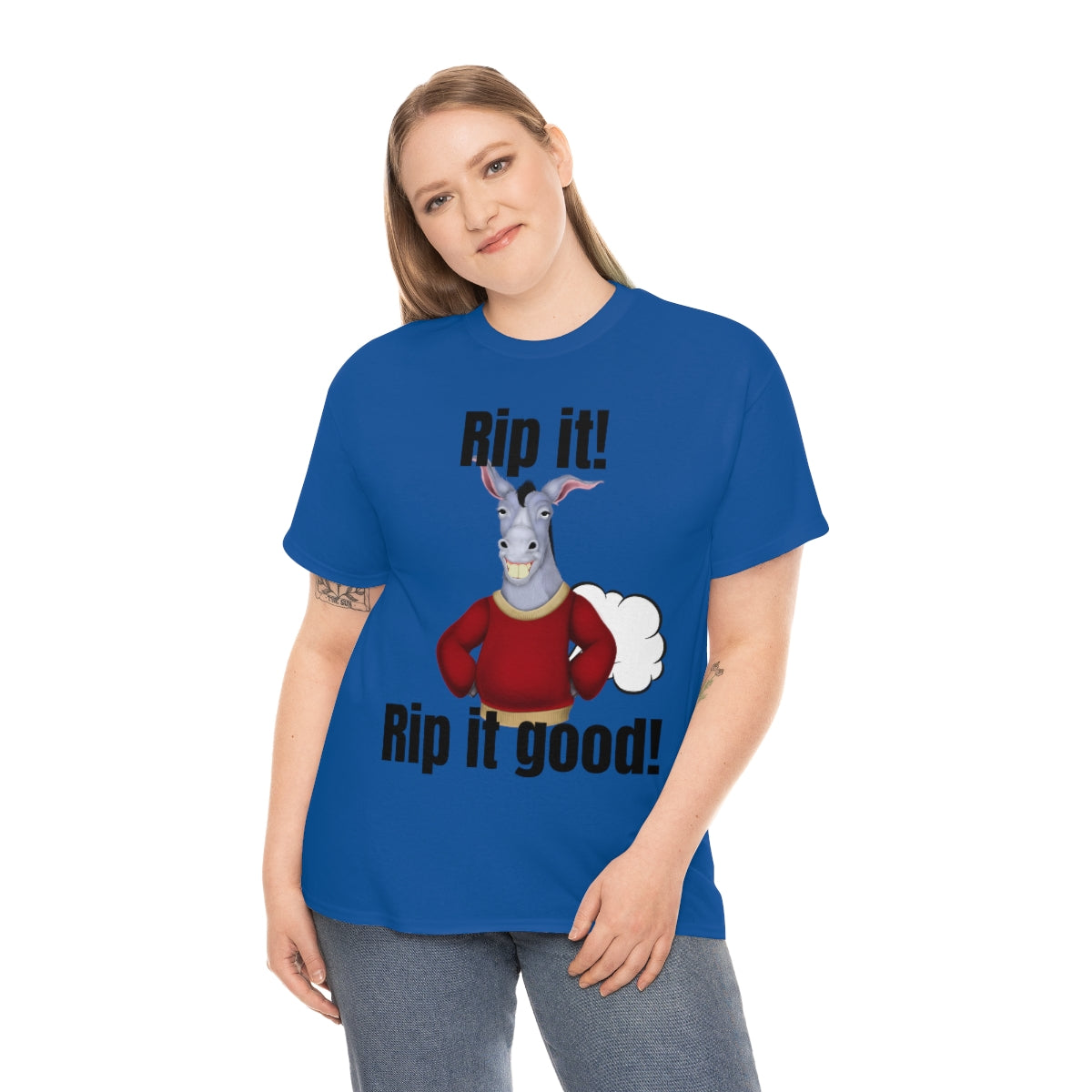 Rip it! Funny Unisex Heavy Cotton Tee