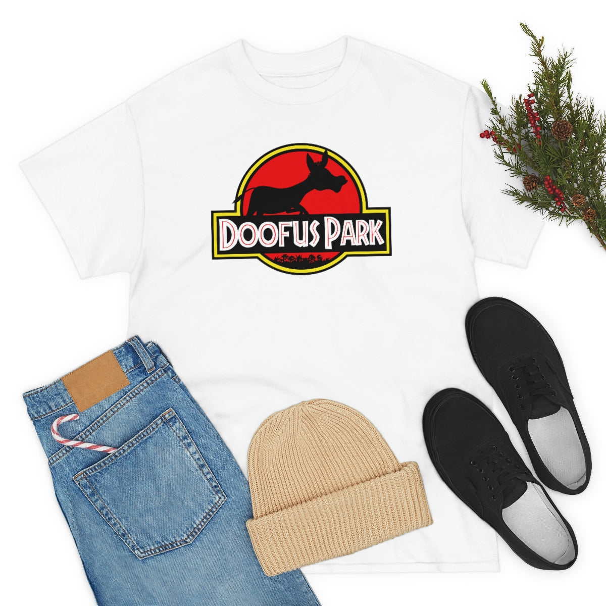 Doofus Park Jurassic Fun Unisex Short Sleeve Tee Funny Gag Gift Idea