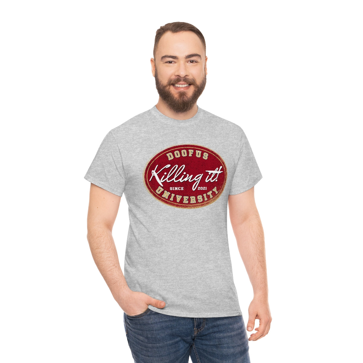 Killing It at Doofus University™ Unisex Short Sleeve Tee