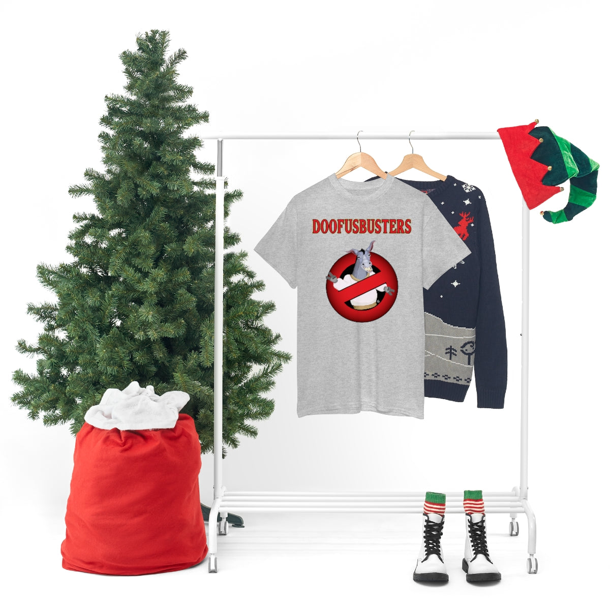 Doofus Busters Ghost Busters Parody Short Sleeve T-Shirt Unisex