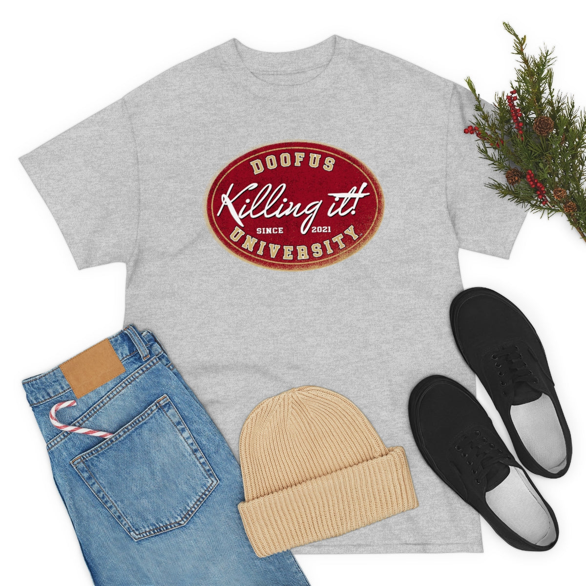 Killing It at Doofus University™ Unisex Short Sleeve Tee