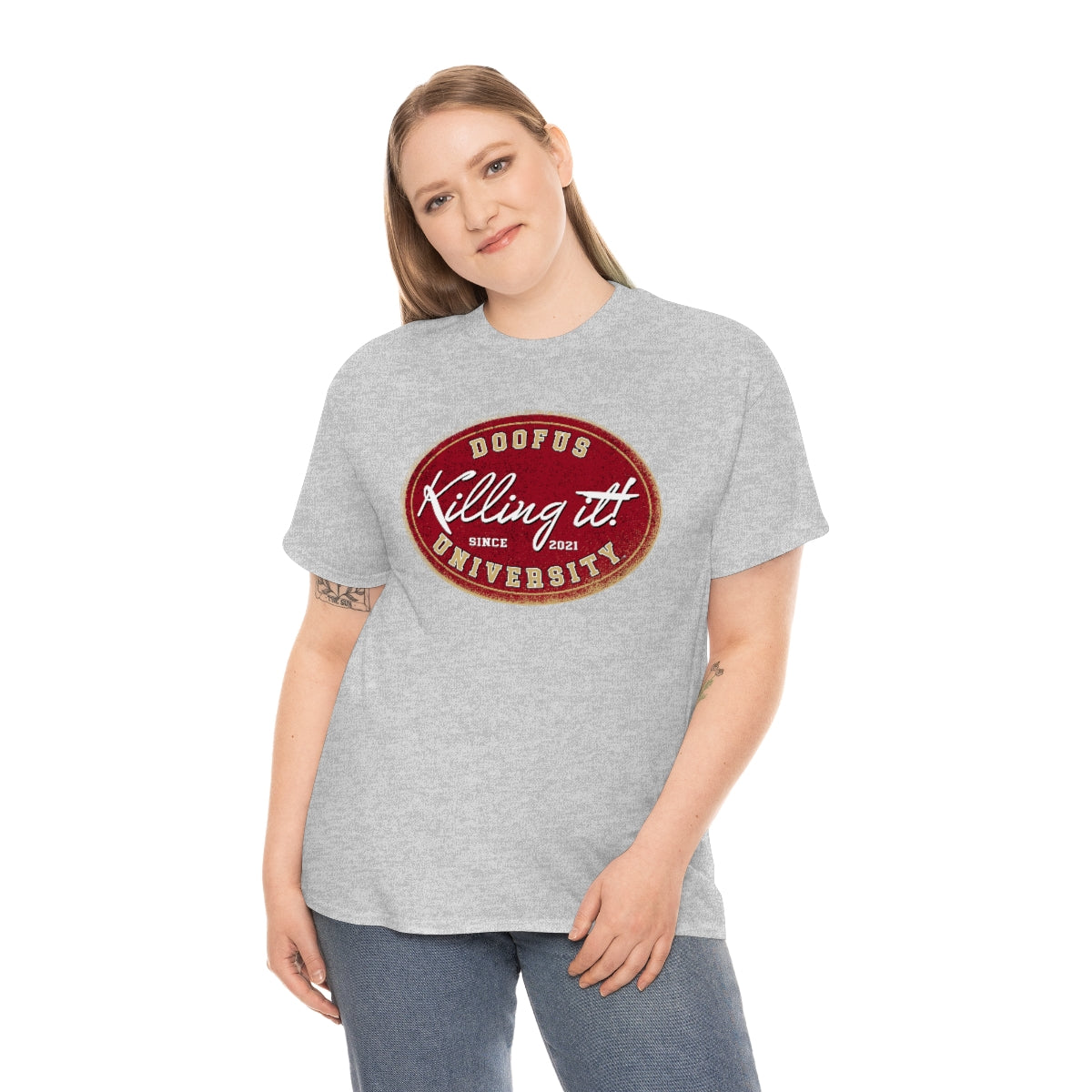 Killing It at Doofus University™ Unisex Short Sleeve Tee