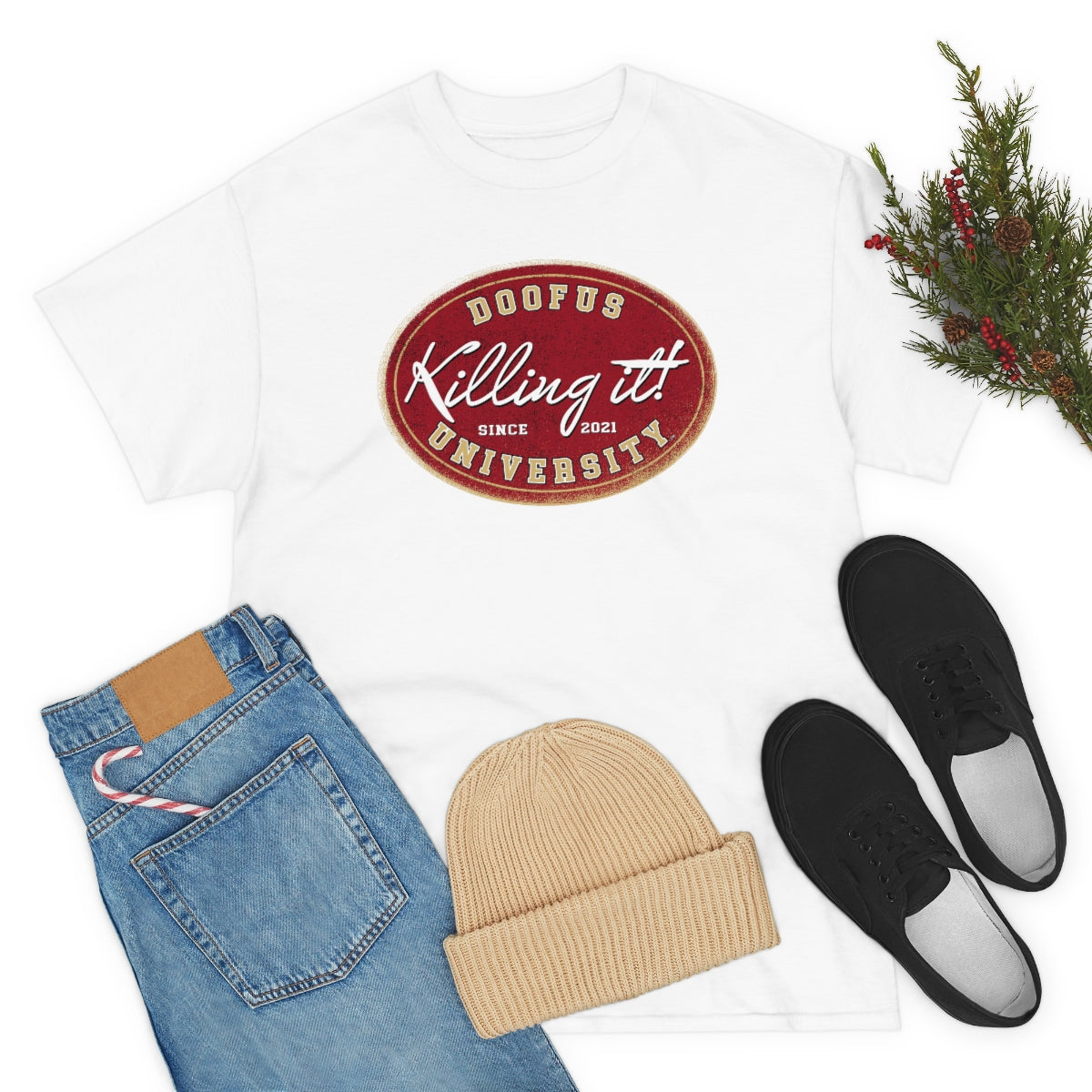 Killing It at Doofus University™ Unisex Short Sleeve Tee