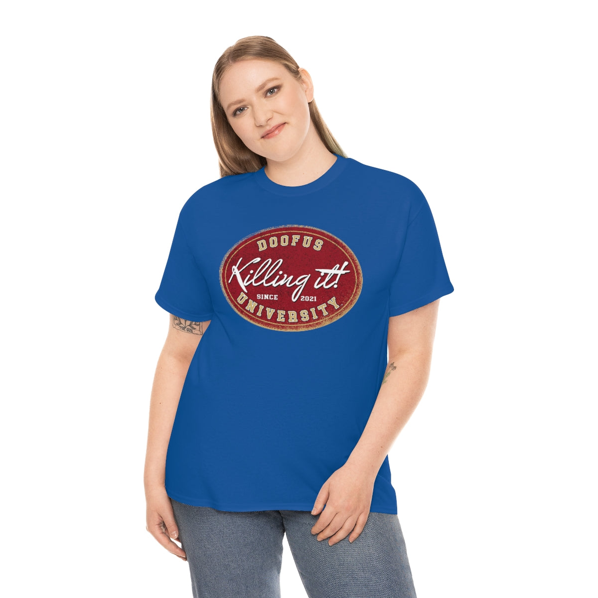 Killing It at Doofus University™ Unisex Short Sleeve Tee