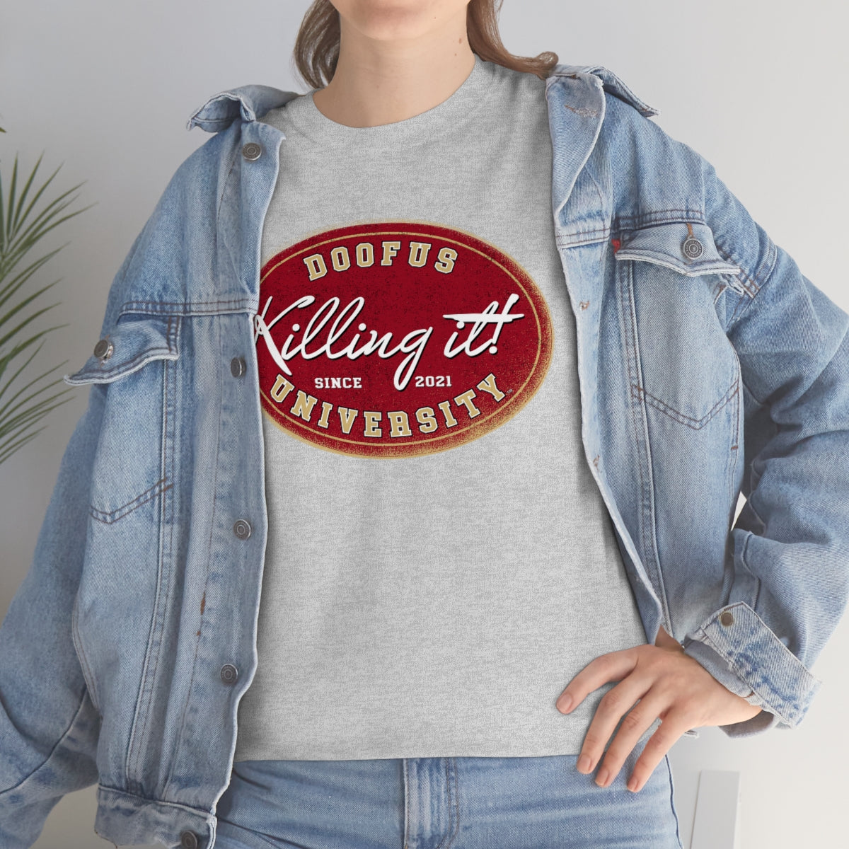 Killing It at Doofus University™ Unisex Short Sleeve Tee