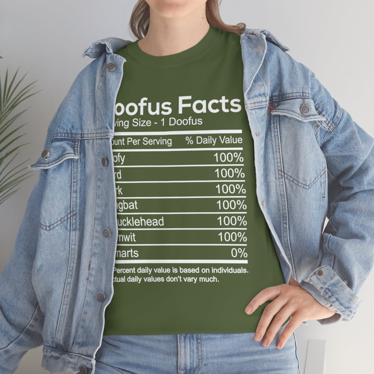 Doofus Facts Unisex Short Sleeve Tee