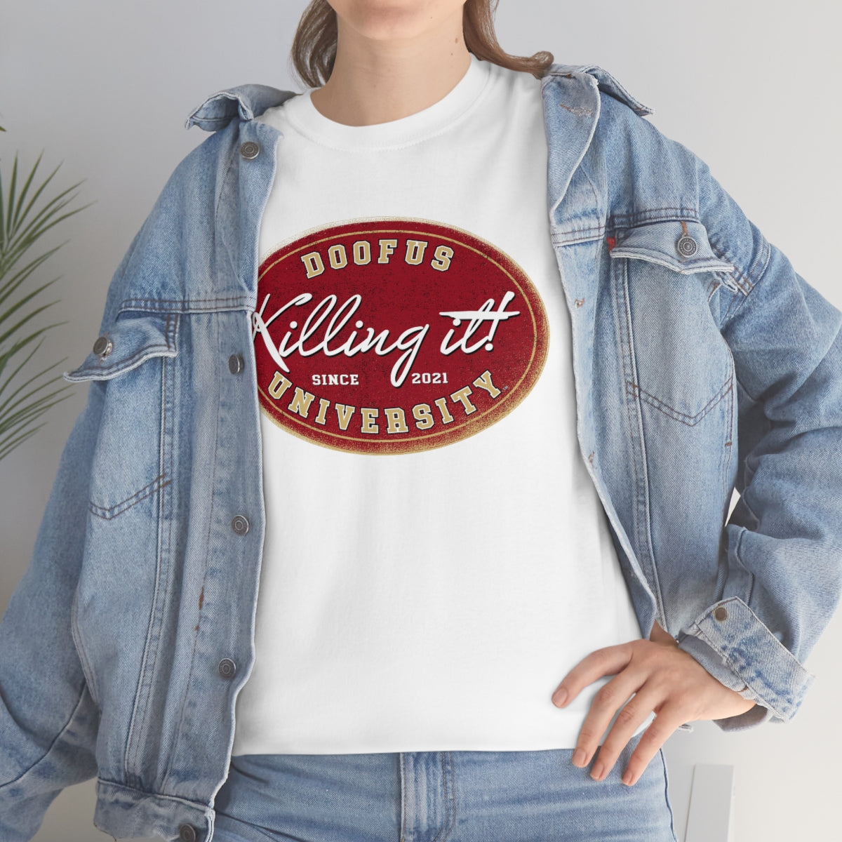Killing It at Doofus University™ Unisex Short Sleeve Tee