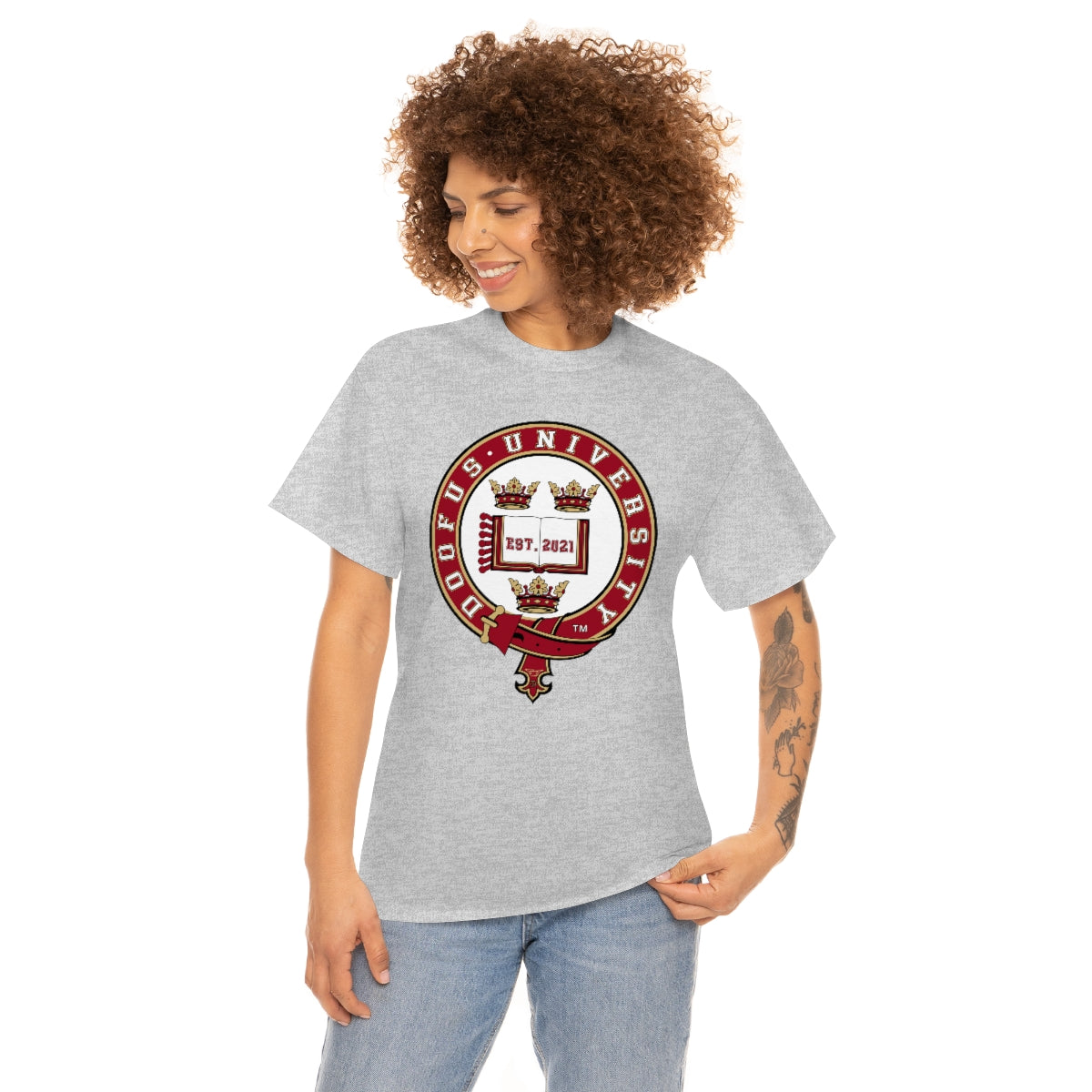 Doofus University™ Oxford University Style Unisex Funny Gag Gift Idea Humorous T Shirt
