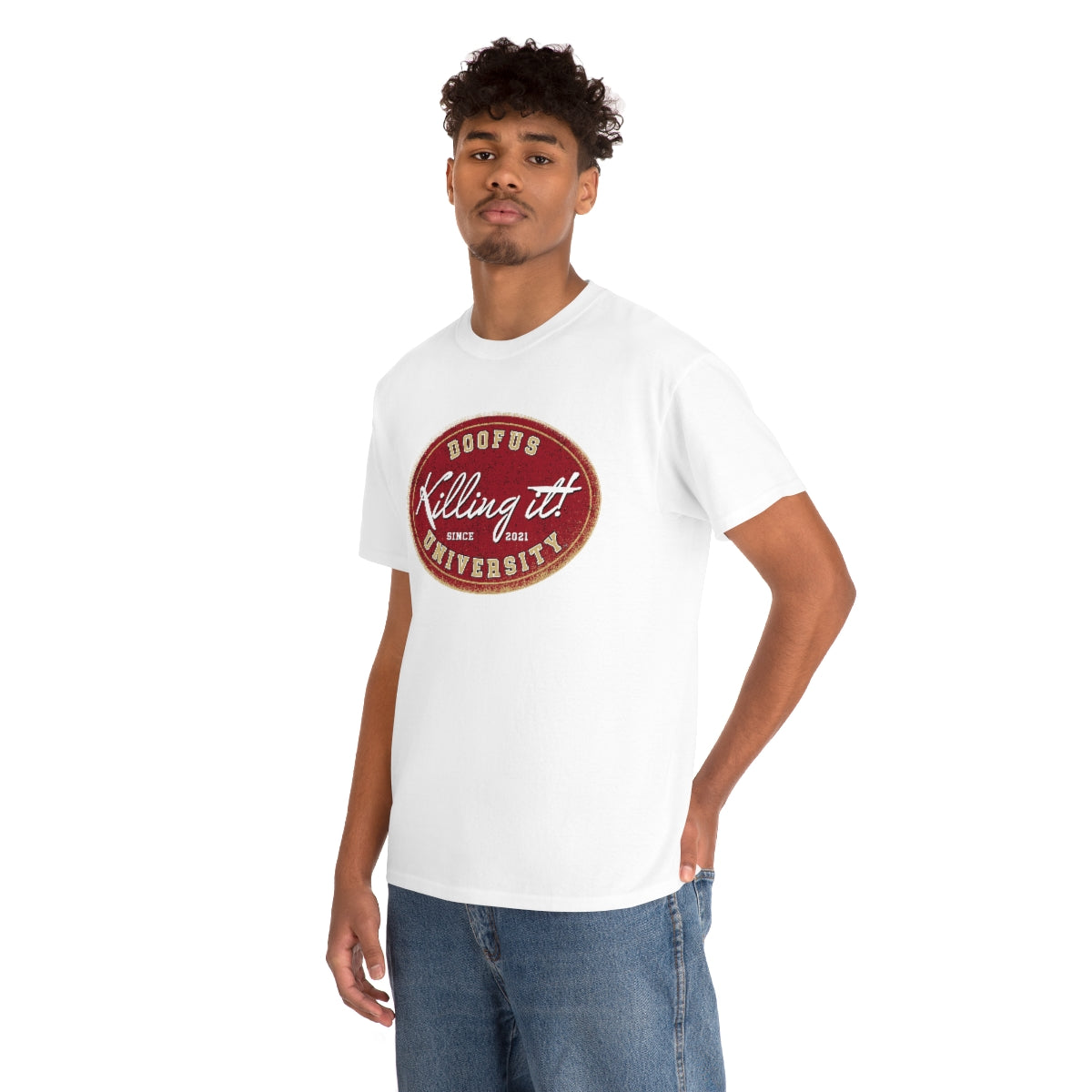 Killing It at Doofus University™ Unisex Short Sleeve Tee