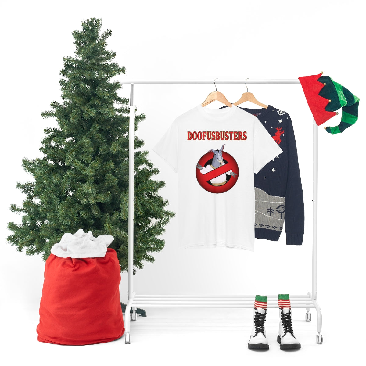 Doofus Busters Ghost Busters Parody Short Sleeve T-Shirt Unisex