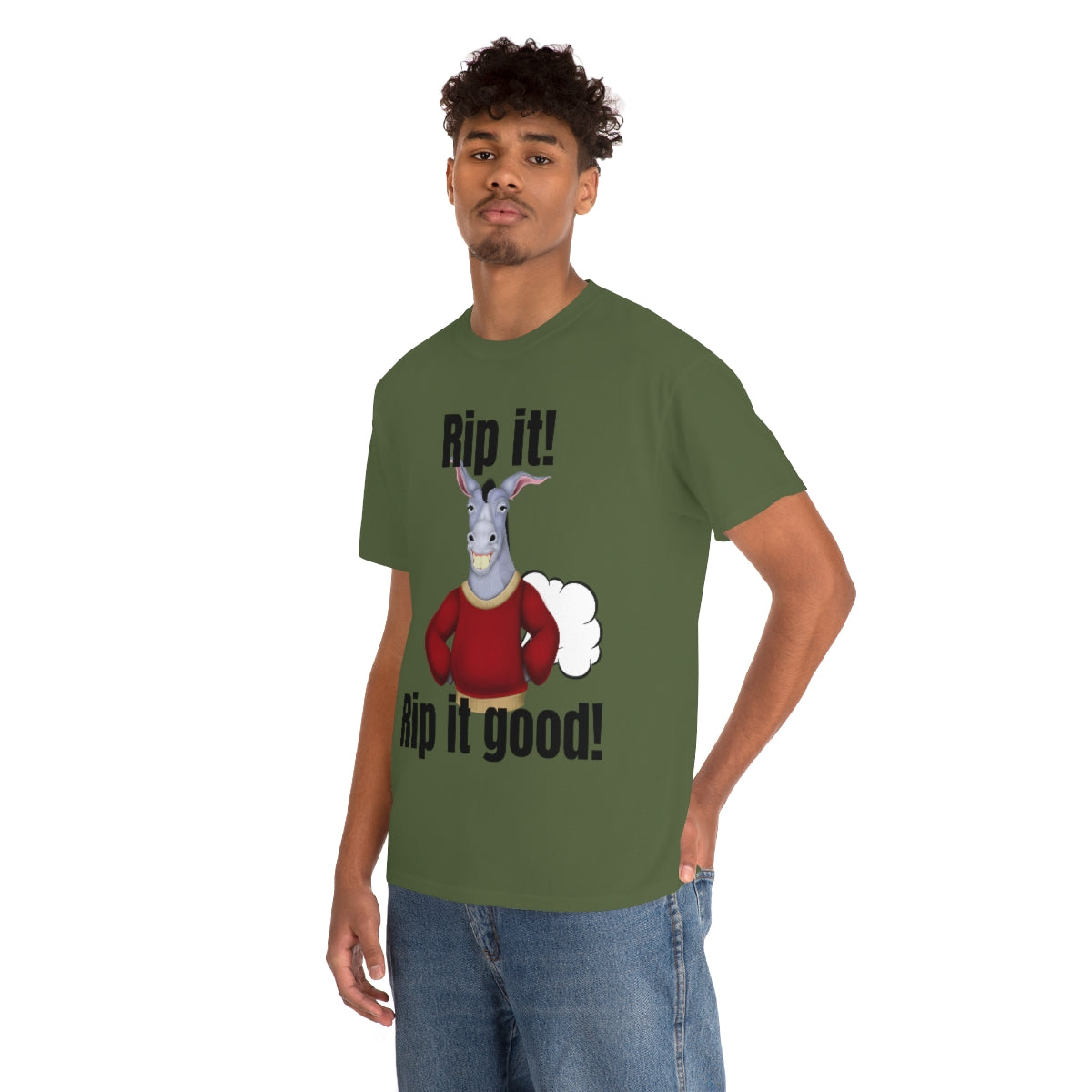 Rip it! Funny Unisex Heavy Cotton Tee