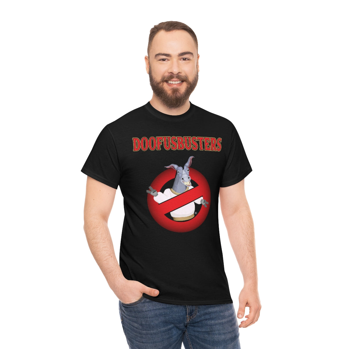 Doofus Busters Ghost Busters Parody Short Sleeve T-Shirt Unisex