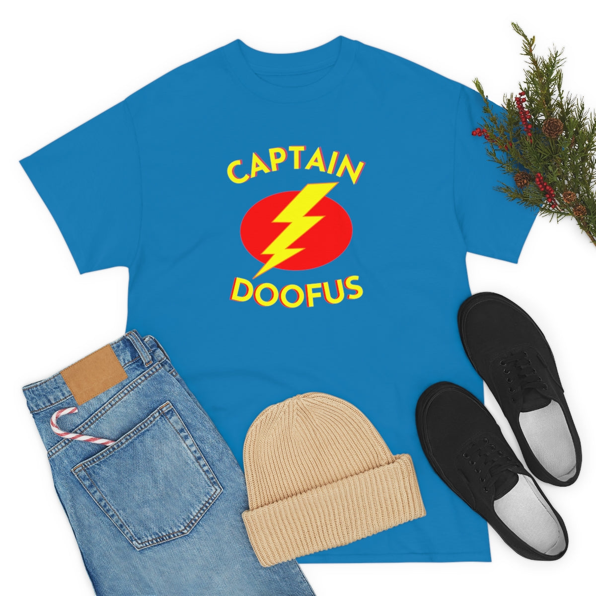 Captain Doofus Unisex  Funny Gag Gift Idea T Shirt