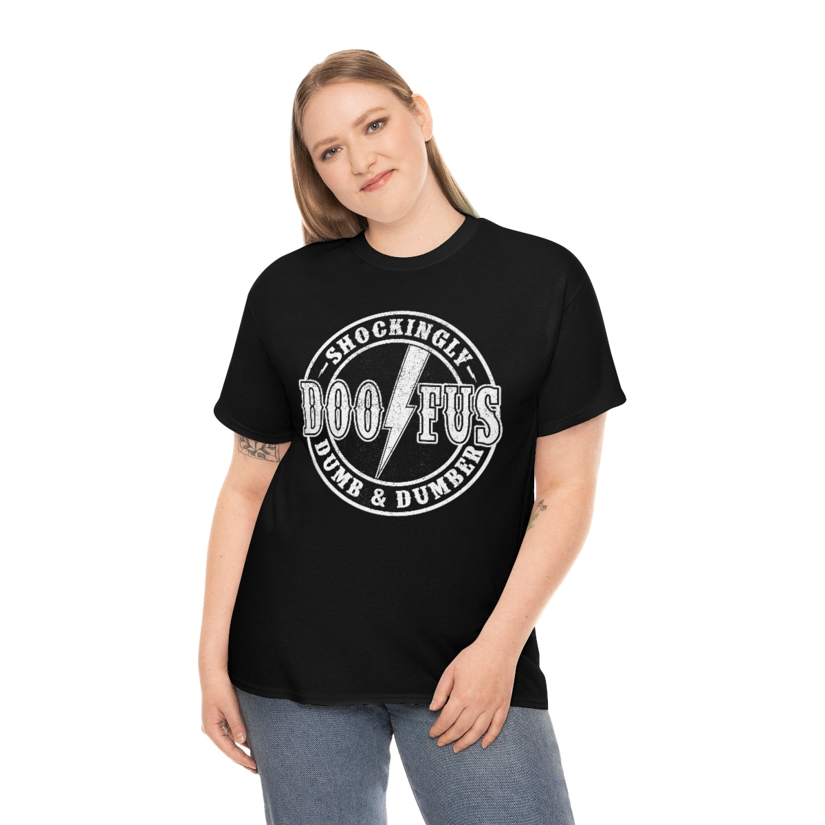 Doofus Rock & Roll T-Shirt Unisex Short Sleeve Funny Gag Gift
