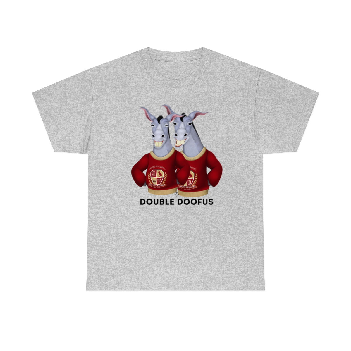 Twin Doofuses! Unisex T-Shirt Short Sleeve Funny Gag Gift